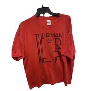 THE THURMAN CAFE Columbus Ohio T Shirt Men's XL Restaurante GERMAN VILLAGE OSU
